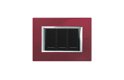 Mặt che màu Red china 3 module - HA4803RC