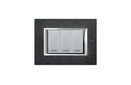 Mặt che màu Slate 3 module - HA4803RLV