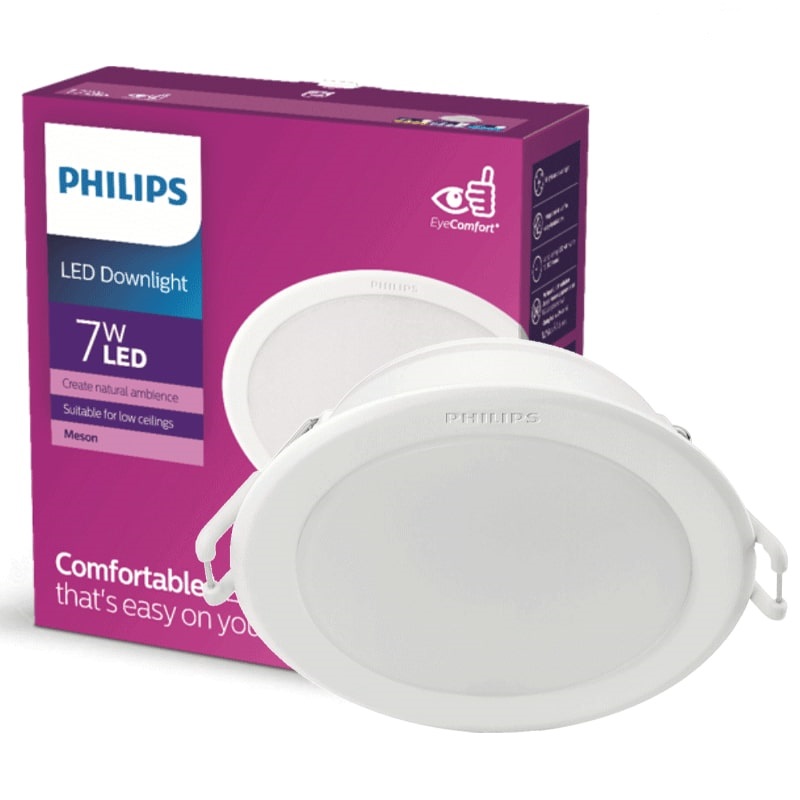 Đèn LED âm trần Meson đổi màu SSW 080 WH Philips