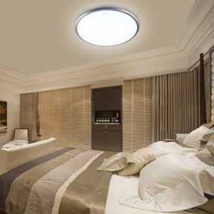 Đèn led ốp trần phòng ngủ là sự lựa chọn số 1 cho thiết kế trần đúc