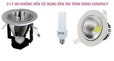 Đèn led âm trần bóng compact