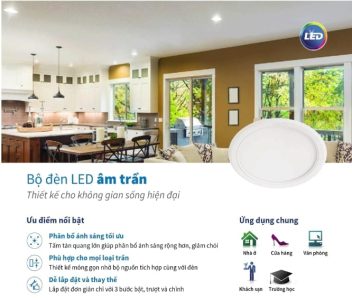 Đèn led downlight Philips