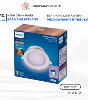 Đèn âm trần Philips Wiz 16 triệu màu